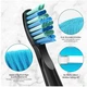 Насадки для звукової зубної щітки Seago SG-507/515/551/575/910/958/949 Black 10 штук - зображення 4