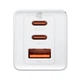Сетевое зарядное устройство Baseus 65W GaN5 Pro и кабель Type C to Type C PD 100W White (CCGP120202) - изображение 4