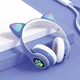 Наушники Bluetooth TUCCI STN28 Blue c ушками - изображение 3