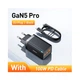 Сетевое зарядное устройство Baseus 65W GaN5 Pro и кабель Type C to Type C PD 100W Black (CCGAN65E5) - изображение 1
