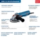 Угловая шлифовальная машина Bosch Professional GWS 12-125 S, 1200Вт, регулировка оборотов, диск 125 мм, рукоятка з системой Vibration Control, KickBack Control, Restart Protection, защита от перегрузок, плавный пуск (06013A6020) - изображение 2