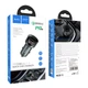 Автомобільний зарядний пристрій HOCO Z42 Light road dual port digital display PD20W+QC3.0 car charger Metal Gray (6931474742551) - изображение 2