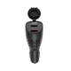Автомобільний зарядний пристрій HOCO Z34 Thunder power cigarette lighter car charger Black (6931474712066) - изображение 4