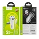 Адаптер автомобільний Hoco Micro USB Cable Superior dual port Car charger set Z40 |2USB, 2.4A| білий - зображення 3