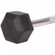 Штанга фиксированная изогнутая обрезиненная Rubber Hexagon Barbell 10кг (гриф l-95см) (TA-6231-10) - изображение 3