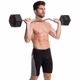 Штанга фиксированная изогнутая обрезиненная Zelart Rubber Hexagon Barbell TA-6231 45 кг Черный (58363128) - изображение 6