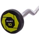 Штанга фиксированная изогнутая Zelart Urethane Barbell TA-2690 10 кг Зелено-черный (58363127) - изображение 3