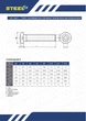 Винт М6х12 ISO7380-1, кл.проч. 10,9 цинк М Steelfix 20 шт (006117) - изображение 2