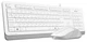 Комплект (клавіатура + миша) A4Tech F1010 White - изображение 2