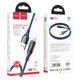 Кабель USB Hoco S51 Extreme USB - Lightning 1.2м/3.94ft зарядка до 2.4A, потужність 10ватт (5V / 2A), з цифровим дисплеєм Blue КОД:39703 - зображення 1