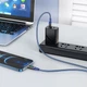 Кабель USB Hoco S51 Extreme USB - Lightning 1.2м/3.94ft зарядка до 2.4A, потужність 10ватт (5V / 2A), з цифровим дисплеєм Blue КОД:39703 - зображення 2