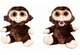 Интерактивная игрушка Feisty Pets Добрые Злые зверюшки Плюшевая Обезьяна 20 см - изображение 2