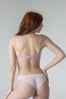 Рожевий мереживний комплект з трусиками бразиліани - tender french Perfect Female Рожевий 80D/S (103LS-12BR-pi) - зображення 4