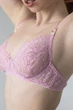 Рожевий мереживний комплект з трусиками бразиліани - tender french Perfect Female Рожевий 80D/S (103LS-12BR-pi) - зображення 5