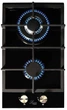 Варочная поверхность газовая Luxor PGM BK 320 Prof + надежное покрытие легкого ухода, черный - изображение 1