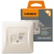 Одинарная компьютерная розетка CAT6 VIDEX BINERA VF-BNSK1PC6-CR кремовая - изображение 2