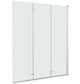 Шторка для ванни скляна AVKO Glass RDW02-J3 Silver на 3 секції 120 х 140 см - зображення 1
