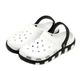Сабо унисекс Luck Line Белый с черным (3021 white-black (41 (26,5 см))) - изображение 1