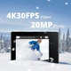 Видеокамера AKASO Brave 4 Pro 4K, 2x1350mAh батареи, комплекты аксессуаров. Цвет - Серый - изображение 5