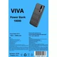 Повербанк VIVA VR12 з реальною ємністю 10000 mAh, портативна батарея (10W, 2USB/micro-USB, Type-C, 2A, LED індикатор, швидка зарядка) - Чорний - зображення 3