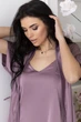Ночная рубашка + халат шелковый Кбф1015н, 3XL (52-54) - изображение 5