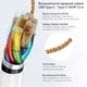 Зарядное устройство RZTK GaN2 65W + кабель USB-C 100W, USB-C (PD3.0) USB-A (QC4.0) White - изображение 8