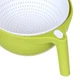 Друшляк пластиковий для продуктів 2 в 1 Mesh Strainer універсальний зелений - зображення 4