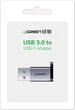 Адаптер Ugreen US276 USB 3.0 A Male to USB-C 3.1 Female Adapter Gray (UGR-50533) - изображение 9