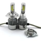 Світлодіодні лампи H4 C6 LED Headlight 36W 3800LM лід лампи ближнього/дальнього світла DC8-48V (1009856-Silver) - зображення 2