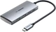 USB-хаб Ugreen CM480 USB-C to 2×USB 3.2+2×USB-C Adapter 10G Space Gray (UGR-30758) - изображение 1
