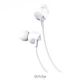 Дротові навушники вакуумні 3.5mm HOCO M60 Perfect Sound Universal з мікрофоном 1.2 м Білі - зображення 1