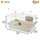 Клетка для морских свинок и грызунов Ferplast Cavie 80 77х48х42 см Белая (57054070) - изображение 2
