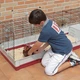 Клетка для кроликов и морских свинок Ferplast Krolik 160 162х60х50 см с удлинительным модулем (57072670) - зображення 5