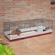 Клетка для кроликов и морских свинок Ferplast Krolik 160 162х60х50 см с удлинительным модулем (57072670) - зображення 8
