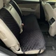Накидки на сидіння з алькантари Lux ПАЙКА, Подовжений ромб чорний. Преміум. Повний комплект - зображення 3