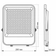 LED прожектор VIDEX PREMIUM F2 150W 5000K (VL-F2-1505G) 26172 - изображение 4