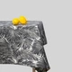Скатерть с защитой от пятен IDEIA 140х170 см хлопок, Teflon эффект папороть чорна - изображение 5