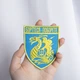 Шеврон нашивка на липучке Борітеся - Поборете! вышитый патч 8х10 см голубой - изображение 3