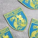 Шеврон нашивка на липучке Борітеся - Поборете! вышитый патч 8х10 см голубой - изображение 4