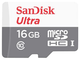 Карта памяти SanDisk microSDHC Ultra 16GB Class 10 UHS-I R-80MB/s (SDSQUNS-016G-GN3MN) - изображение 1