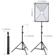 Комплект Puluz PKT3133EU (2 x софтбокси - 50 x 70 см, 2 x стійки, 2 LED лампи - 48 Ватт) 4465 - зображення 3