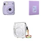 Камера моментальной печати Fujifilm Instax Mini 11 Purple / Чехол прозрачный / Фотоальбом фиолетовый на 64 снимка - изображение 1
