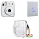 Набор Камера моментальной печати Fujifilm Instax Mini 11 White / Чехол прозрачный / Фотоальбом белый на 64 снимка - изображение 1