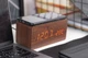 Беспроводная зарядка с LED-Часами Wood-clock QINETIQ 1000 10W brown - изображение 5