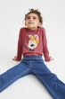 Реглан для девочки терракотовый Кролик H&M 134-140см (400091547) - изображение 5