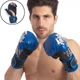 Перчатки для рукопашного боя ММА кожаные FARTEX Pro (р-р 12oz, Синий-серый) (LD-FGVB17_Синий-серый_12_унцы) - изображение 5