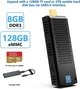 Настольный Мини-ПК SNUNMU Stick, 8 ГБ RAM + 128 ГБ ПЗУ, Windows 10 Pro, Intel Atom x5-Z8350, поддержка 4K HD, Bluetooth 4.2 и двухдиапазонный 2.4G/5.0G Wi-Fi - изображение 7
