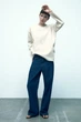 Свитшот оверсайз Zara 5644/485 S Экрю - изображение 5