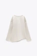 Свитшот оверсайз Zara 5644/485 S Экрю - изображение 8
