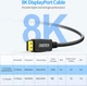 Кабель CHOETECH DisplayPort V1.4.2 м (XDD01-BK) - зображення 5